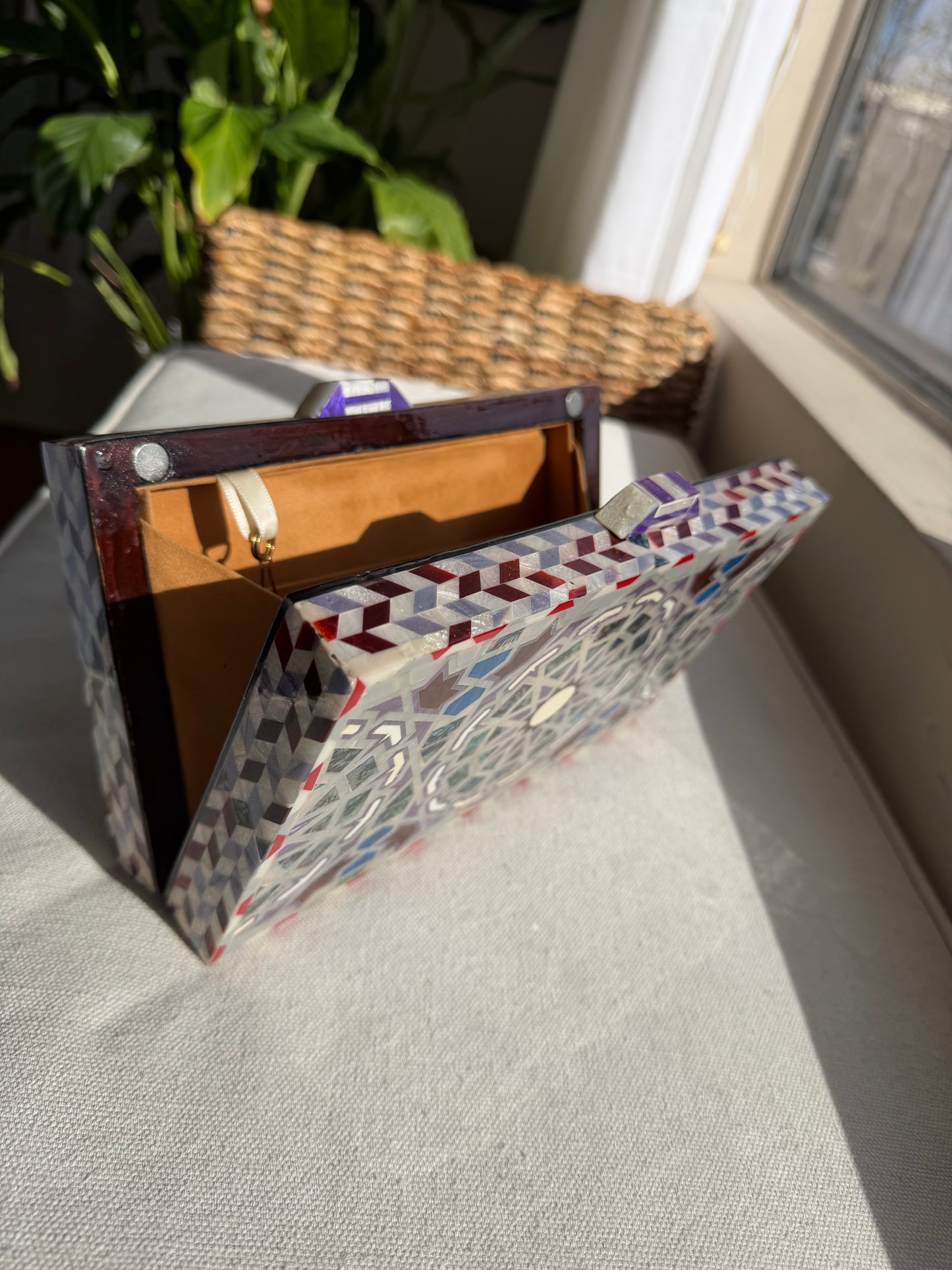 Constellation Mother-of-Pearl Clutch
