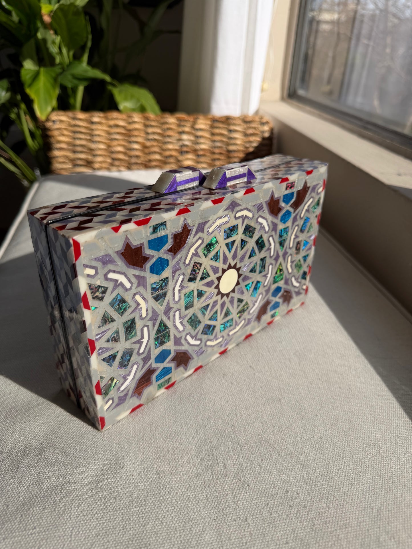 Constellation Mother-of-Pearl Clutch