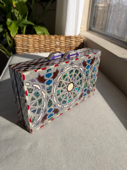 Constellation Mother-of-Pearl Clutch