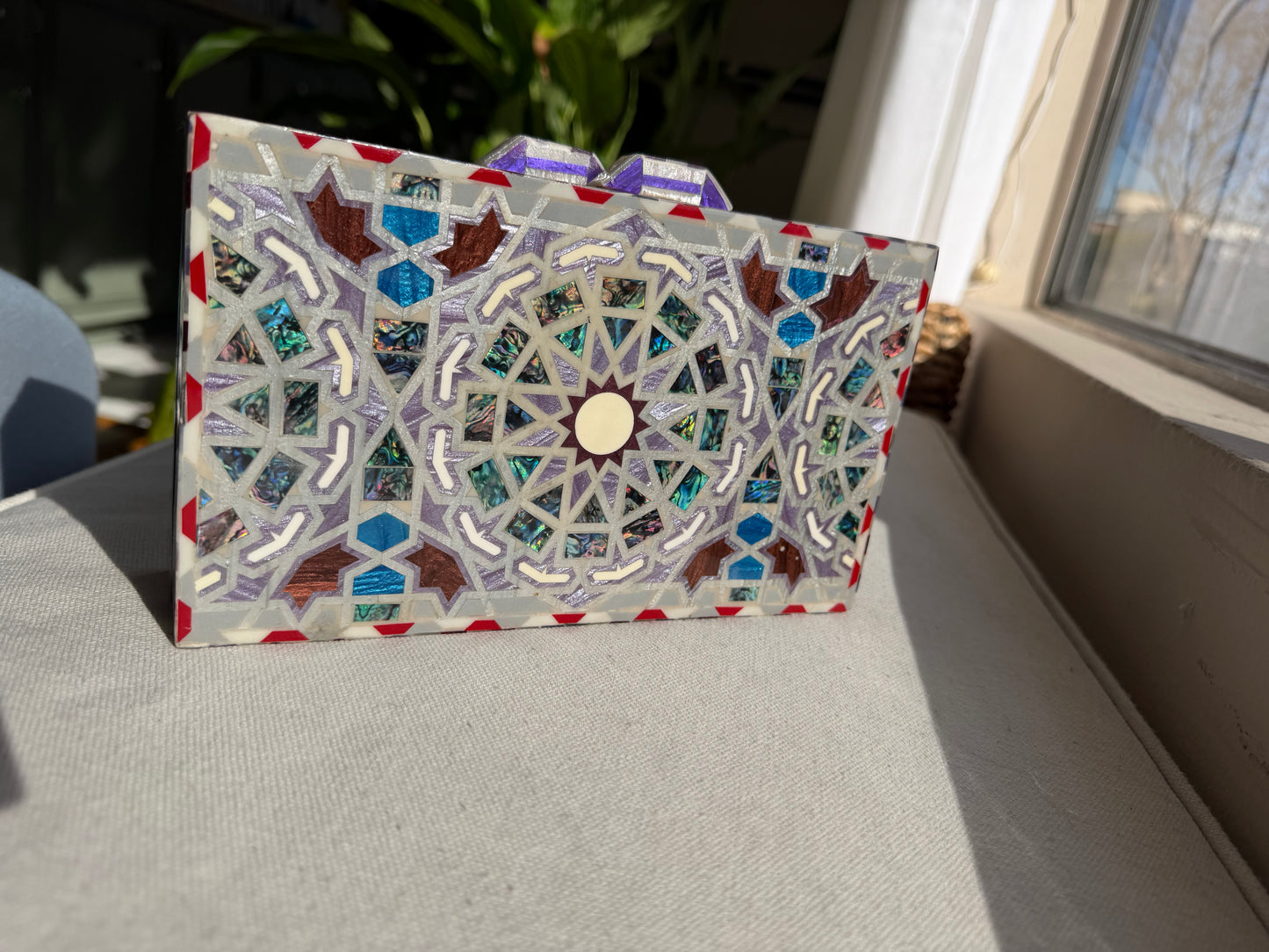 Constellation Mother-of-Pearl Clutch