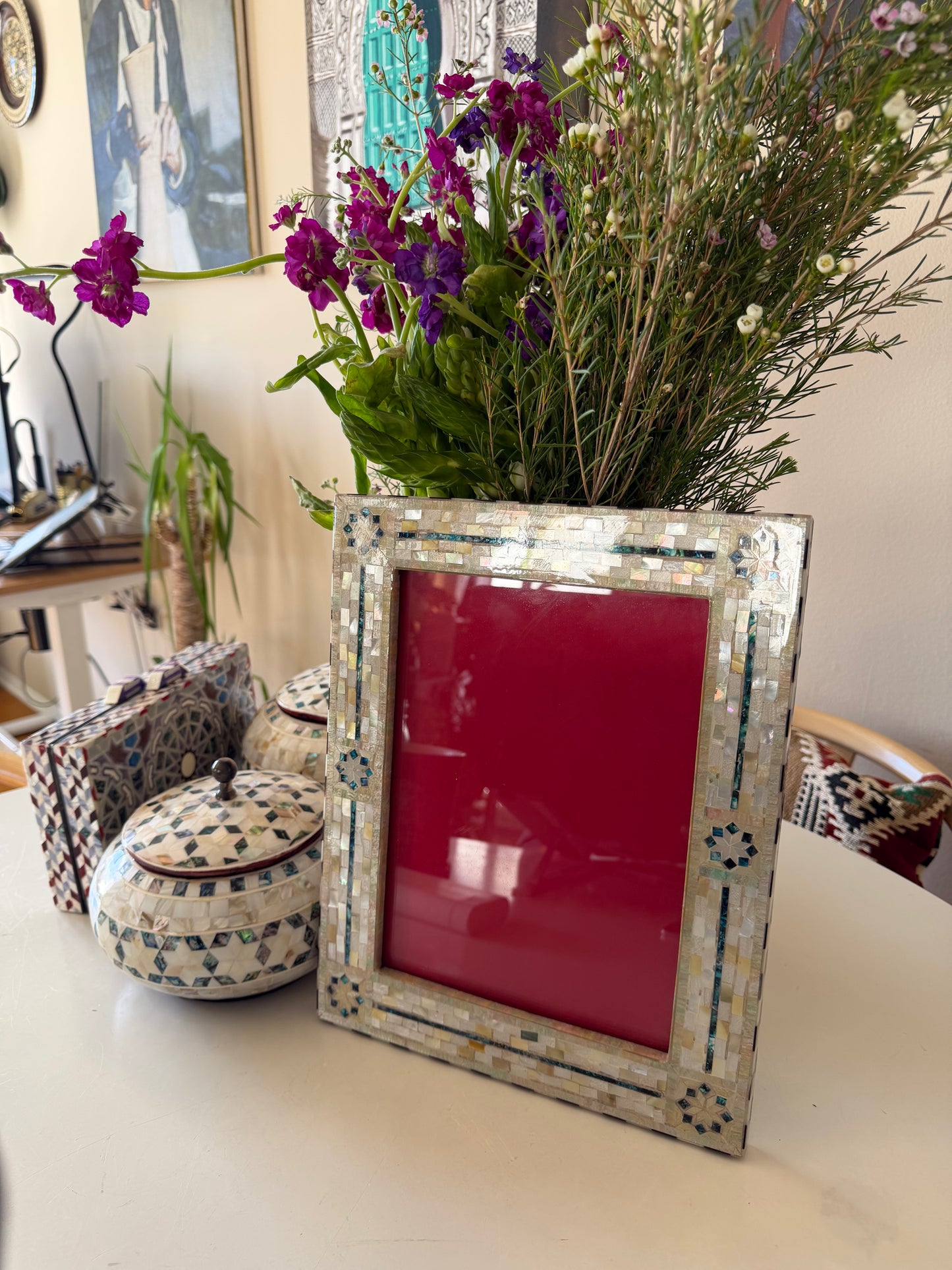 Luxury Abalone Inlay Picture Frame