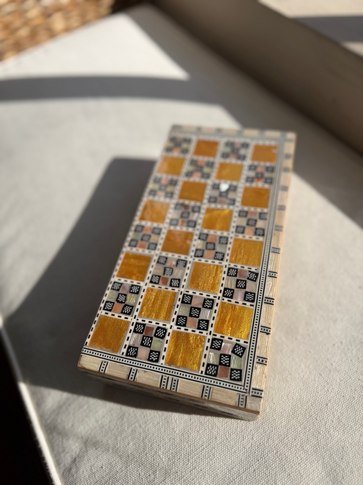 Golden Hour Backgammon Set
