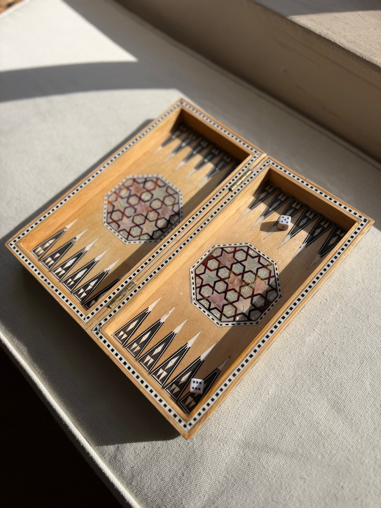 Golden Hour Backgammon Set