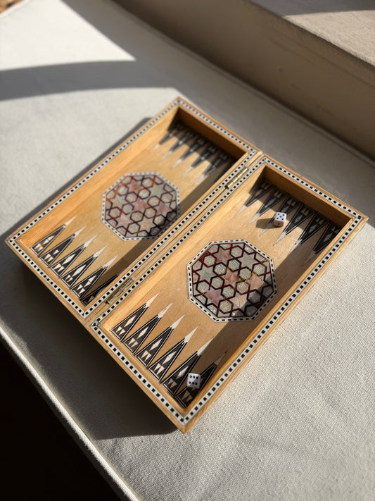 Golden Hour Backgammon Set