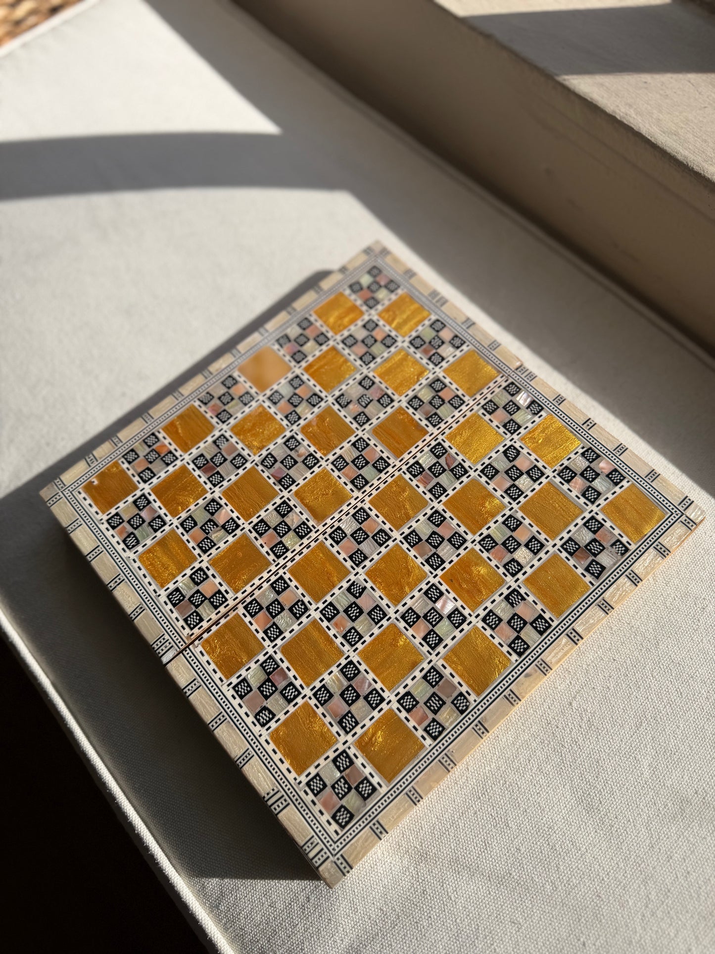 Golden Hour Backgammon Set